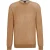 Boss Fijn gebreide raglantrui voor heren (Medium Beige)