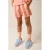 Tumble ’n Dry regular waist gestreepte sweatshort zalm