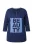 Ulla Popken Shirt  blauw / donkerblauw
