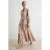 Trendyol Modest Dames Beige Effen Maxi Lang Skater Modest Jurken