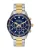Breil Analoog horloge ‘Sail’  donkerblauw / goud / zilver