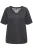 Ulla Popken Shirt  antraciet / zwart