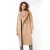 EsQualo Coat Long Oversized Camel