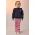 KIDS ONLY MINI flared gebloemde broek – roze