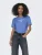 Only Onldina S/s Club Top Box Jrs 15346663 T-shirt Korte Mouw 4987734 Ultramarine Seashell