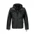 Leren jas met capuchon Brandit Black Rock
