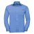 Russell Collection Heren Poplin Easy-Care Formeel Overhemd (Bedrijfsblauw)