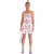 Missy Empire Dames Abstract Fitted Spaghetti Strap Mini Jurk (Wit)