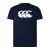 Canterbury Heren Logo Biologisch Katoenen T-Shirt (Marine)