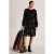 White Stuff Faye Devore Velvet Dress Black Multi
