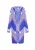 IZIA Gebreid vest  blauw / rood / offwhite