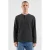 QS longsleeve fijn gebreid antraciet