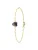 Lucardi Armband  goud / lila