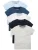 Next Shirt  navy / lichtblauw / grijs / wit