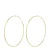 PILGRIM gold plated oorbellen Sanne X-Large