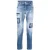 Dsquared2 Skater Jean Blue Patch Denim Broek