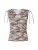 Monki Top  lichtoranje / zwart / wit