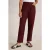 White Stuff Rowena Linen Trouser Dark Red