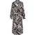 Smashed Lemon 23743-010-999 zebra print v-hals jurk voor dames |
