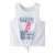 NAME IT KIDS mouwloze top wit