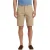 Katoenen COM4 korte broek effen camel normale fit