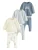 Next Set  crème / smoky blue / duifblauw / wit