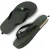 Uzurii Mondriaan switch dames slipper met hak legergroen, ,