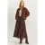 Hoogwaardige Geruite Maxi Rok