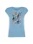 GREENBOMB Shirt ‘Timid Tucan Flower’  lichtblauw