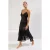 TRENDYOLMİLLA Dames Zwart Effen Maxi Mouwloos Strandkleding Recht Strandjurken