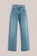 Blue Ridge – Heren twisted loose fit jeans – Loose fit – Blauw – Katoen –