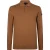 PRESLY & SUN Brad long sleeve knitted polo camel
