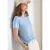 Cecil Dames Basic Shirt met ronde hals in Blauw