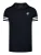 SikSilk Shirt ‘Turnier Revere’  zwart / wit