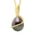 Kralenhanger met Retour Geel Goud 375 en Echte Cultured Tahiti-Parel Pear 8-9 mm