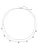 Hey Happiness Ketting ‘Heart Layers’  zilver