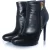 Tom Ford, zwarte leren platform enkellaarsjes