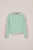 WE Fashion – Meisjes gebreide trui – Regular fit – Mintgroen –