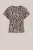 WE Fashion – Dames T-shirt met print – Regular fit – Donkerbruin – Katoen –