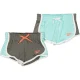 Reebok Meisjes Shorts (Set van 2) (Aruba Blauw)