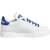 Dolce & Gabbana Witte Blauwe Lederen Lage Sneakers Schoenen