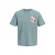 JACK & JONES ORIGINALS regular T-shirt met backprint grijsgroen