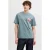 JACK & JONES ORIGINALS regular T-shirt met backprint grijsgroen