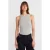 Mouwloze Geribbelde Brei Blouse