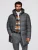 Ombre Winterjas  grijs
