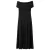 Mango off shoulder jurk zwart