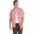 Mountain Warehouse Overhemd met korte mouwen voor heren Tropical Leaves (Roest)