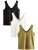 Next Top  olijfgroen / zwart / wit