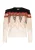 IZIA Trui  lichtbeige / goud / rood / zwart