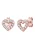 ELLI Oorbellen ‘Heart’  rose-goud